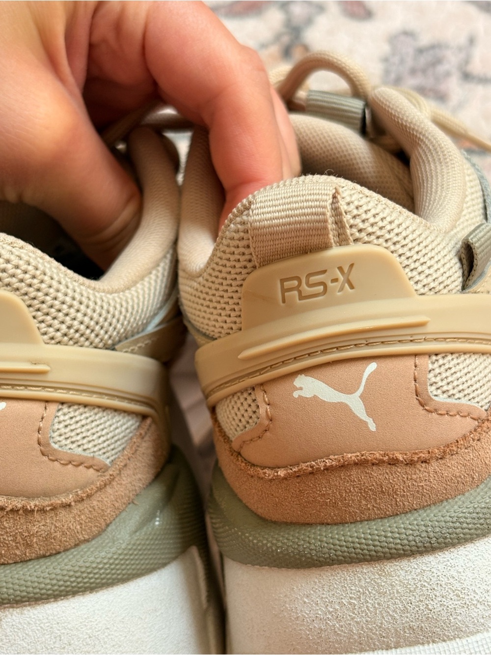 Puma Women's Beige and Sand Chunky Sneaker - Picture 4 of 6